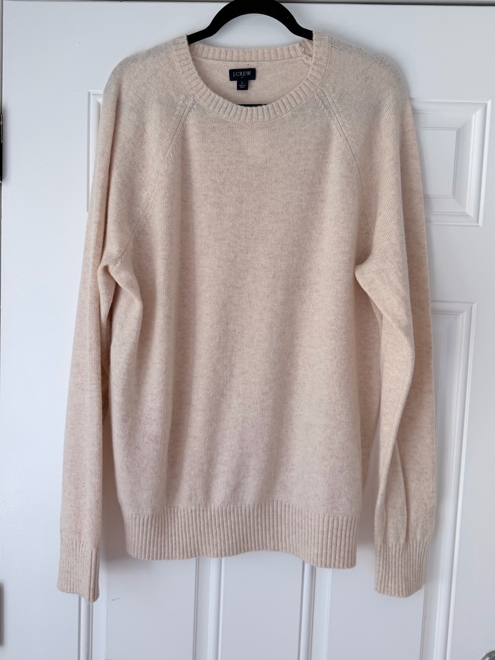 NWT J. Crew size L Crewneck sweater in supersoft lambswool blend pullover
